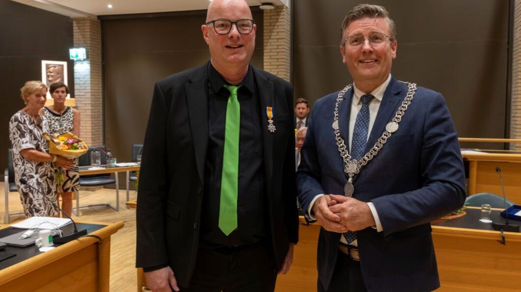 Koninklijke onderscheiding voor Björn Ros Groen Links Ridderkerk