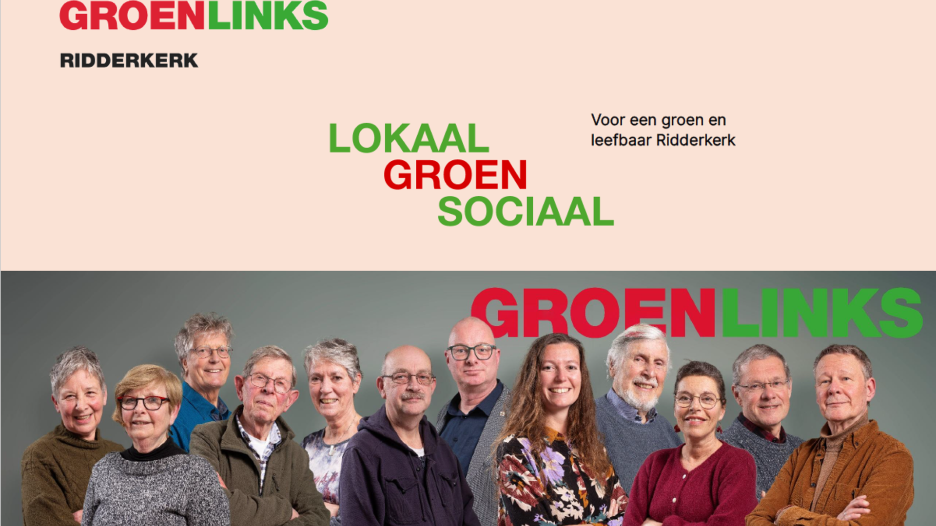 Verkiezingsprogramma GroenLinks Ridderkerk 2026-2030